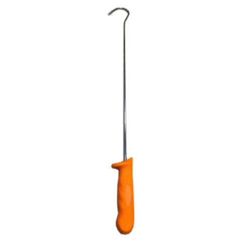 20 Inch  Stainless Steel Inspection Hook Straight Orange Handle SH-20