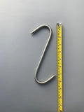 SET 20 x 8 in Butchers Meat Hanging Hooks Solid Stainless Steel Meat S-Hooks AllYourBlades