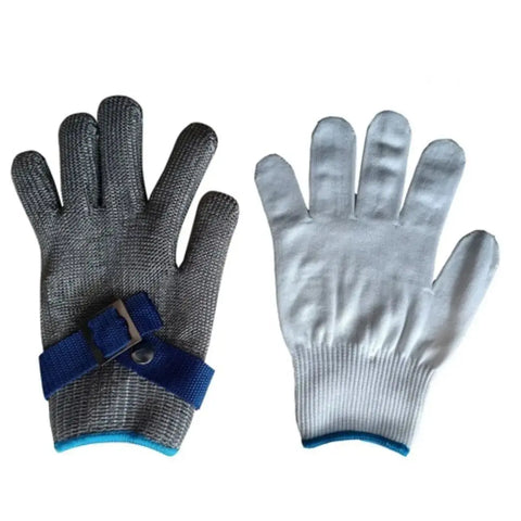 Diekensen Cut-Proof Stainless Steel Butcher Gloves - M/L/XL AllYourBlades